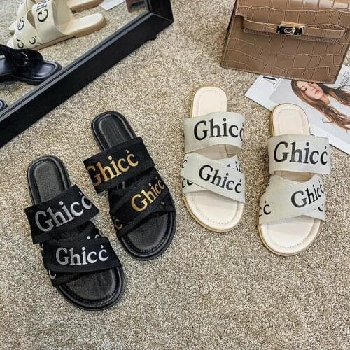 Women slippers outer wear summer seaside vacation beach shoes womens sandals womens casual shoes oversized womens shoes 42