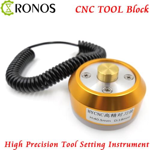 1pcs Engraving Machine Automatic Tool Setting Gauge Tool Collimator CNC Z axis Router CNC Sensor Block, Tool Sensor