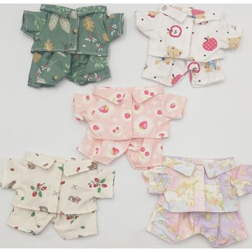 15cm baby clothes Shirt Pants 20cm exo baby Pajama suit btsexo cute doll clothes baby clothesDoll accessories