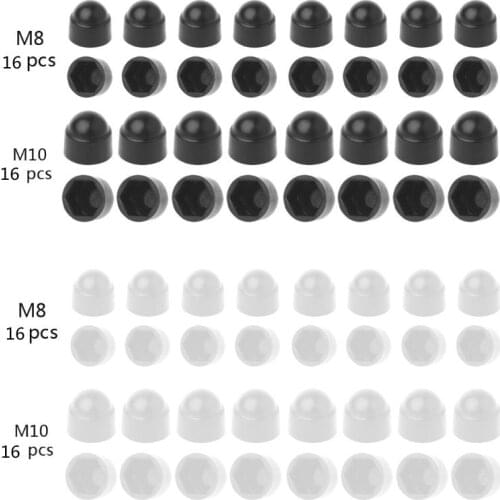 16 Pcs Universal M8 M10 Screw Protection Cap Anti-dust Rust Auto Nut Protective Cover Car Interior Accessories