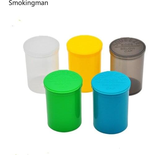 30 Dram Medical Herbal Pill Spice Airtight Container Storage Box Plastic Pill Box smoking accessories