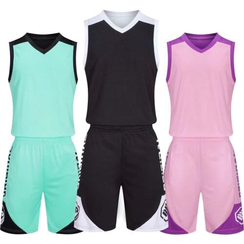 Basketball uniform suits mens vest basketball uniforms college students children adult sports uniforms tide street training uni