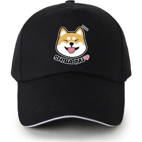 Cartoon Doge Funny Cap Baseball Cap Shiba Inu Printing Snapback Hat Summer Cap Hip Hop Cap Hats For Men Women