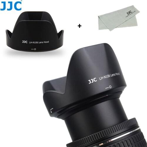 JJC Camera Lens Hood for NIKON AF-P DX NIKKOR 18-55mm f/3.5-5.6G/ AF-P DX NIKKOR 18-55mm f/3.5-5.6G VR replaces HB-N106