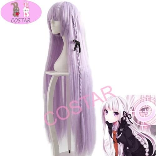 COSTAR Anime Game Danganronpa Kirigiri Kyouko Cosplay Wig Accessories For Women