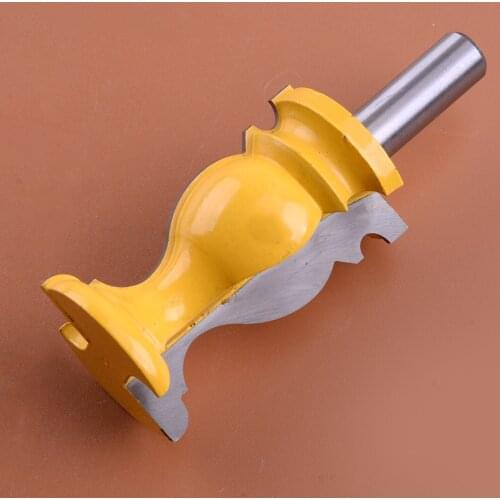 1/2 Inch Shank Architectural Molding Router Bit Base Cutter For Edge Cutting Machine Fishtail Shape Design Woodworking