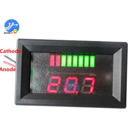 Voltage tester mini digital battery capacity tester 12V Acid Lead Batteries LED Indicator 18650 battery capacity tester