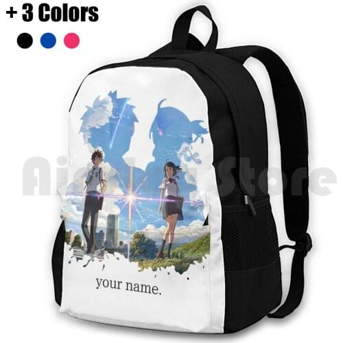 Kimi No Na Wa Your Name. Outdoor Hiking Backpack Riding Climbing Sports Bag Kimi No Nawa Your Name Mitsuha Kuchimizake Taki