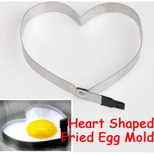 Kitchen Heart Shaped Cook Fried Egg Mold Stainless Steel Mould Cooking Tool Breakfast Maker Kitchen Gadget