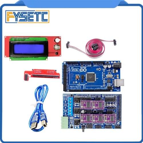 Mega 2560 R3 Mendel + Ramps 1.5 Upgrade Base on the Ramps 1.4 +A4988/DRV8825 Stepper Motor Driver+2004 LCD For 3D Printer