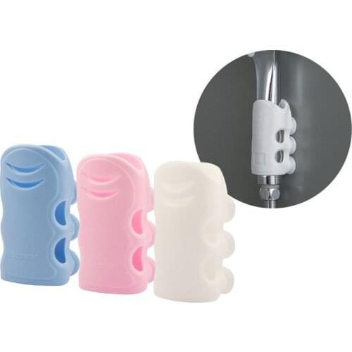 Powerful suction cup shower head holder silicone adjustable shower rose bracket support stand Rack Shelf bathroom accessories