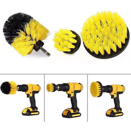 Electric Drill Brush Set Screwdriver Brushes Household Cleanling Tools For Car Kitchen Bathroom Toilet Window Carpet Carpet Tire