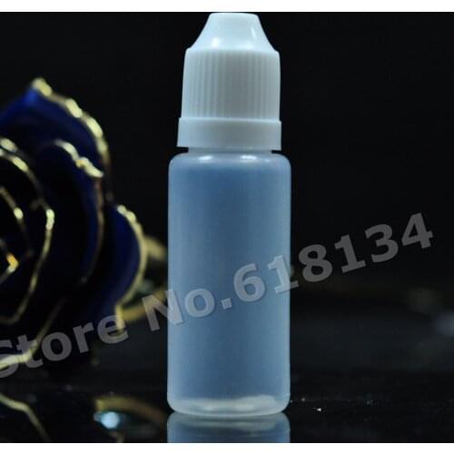 Wholesale 2000pcs 15ml liquid squeeze plastic dropper bottle for liquid medicine