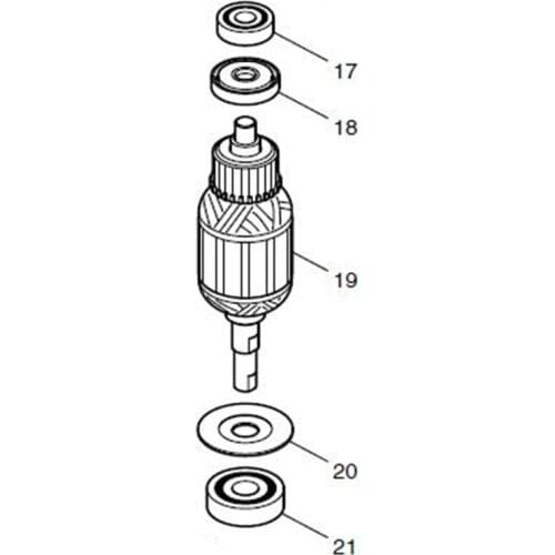 AC220-240V MAKITA 518891-0 Rotor Motor Armature for BO4556 Rotor