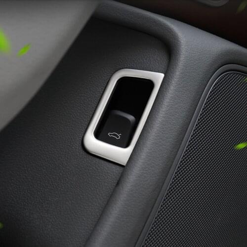 SBTMY 1PCS Stainless steel decoration frame for car back-up switch for Audi A6L 2012-2018