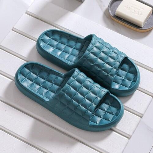 Men Women Slippers Summer Flip Flop Shoes Couple Bathroom Fashion Non-Slip Flat Solid Indoor Casual House Slides