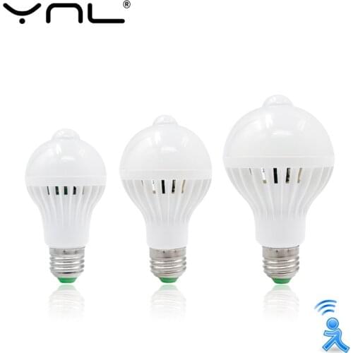PIR Motion Sensor Led Lamp Bulb E27 220V 5W 7W 9W SMD 5730 automatic Smart Detection Led Infrared Body Motion Sensor Light