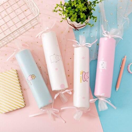 Fresh And Creative Candy Pencil Bag Cute Girl Pencil Bag Round Student Stationery Bag