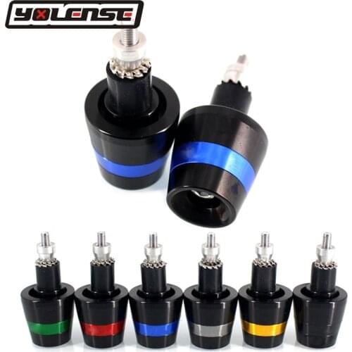 Universal 7/8'' 22mm CNC Motorcycle Handle bar Grips Ends Caps For BMW S1000RR HP4 S1000XR S1000R F800GS R1200GS Accessories