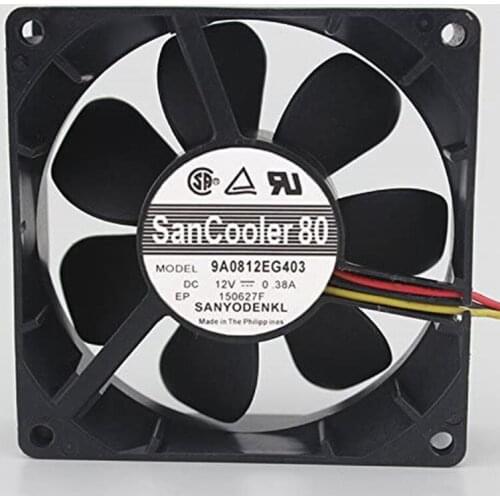 8025 12V 0.38A 9A0812EG403 fan 6months Warranty