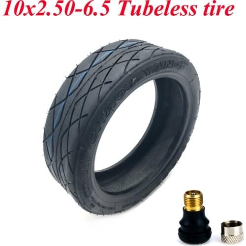 10-inch Thickened Vacuum Tire 10X2.50-6.5 10x2.70-6.5 Electric Scooter Tubeless Tire Wheels