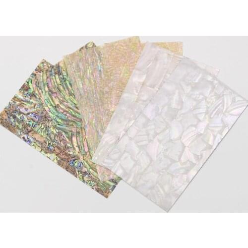 2mm Mother Of Pearl Paper Tile Abalone Natural Shell Mosaic Diy Gift Box Decor pack of 2