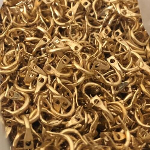 500pcs Fishing U Shaped Ring Baits Lure Tool Stainless Steel Accessories Tackle