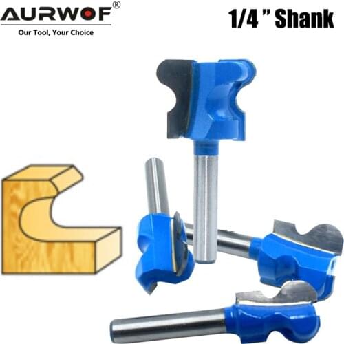 6mm 1/4" Shank 6.35mm Double Finger Router Bits for Wood Milling Cutter Industrial Grade Bit Woodworking Tools MC01160