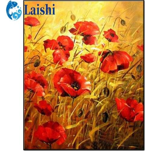 Diamond Painting Doodle art flowers Full Square round Diamond Embroidery Pictures Of Rhinestones Mosaic stitch cross Home Decor