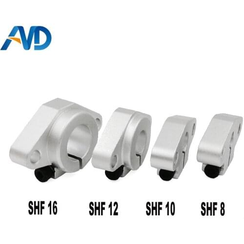 8pcs 3D Printer SHF8 SHF10 SHF12 SHF16 Aluminum Rod Rail Shaft Linear Rail Support CNC Router XYZ Axiz for 3D Printer