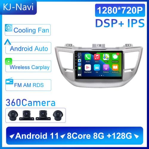 GPS Navigation Car Radio Multimedia Player Video Stereo Carplay DSP WIFI 4G LTE For Hyundai IX35 Tucson 3 2015 2016 2017 2018