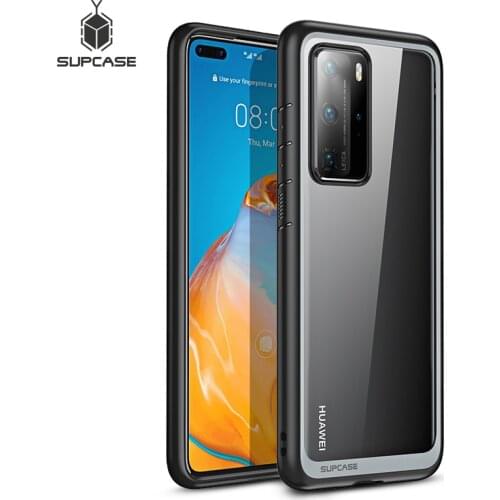 For Huawei P40 Pro Case (2020 Release) SUPCASE UB Style Slim Anti-knock Premium Hybrid Protective TPU Bumper + PC Clear Cover
