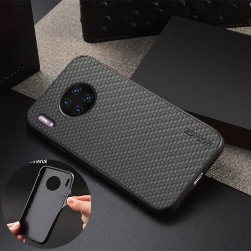 For Huawei Mate 30 40 Pro Plus 20 10 Soft Edge Back Cover Honor 9A 9S 9C 9X 8S 8A Coque Y5P Y7P Y7A Y8S Y9a Y9S Y8P Leather Case