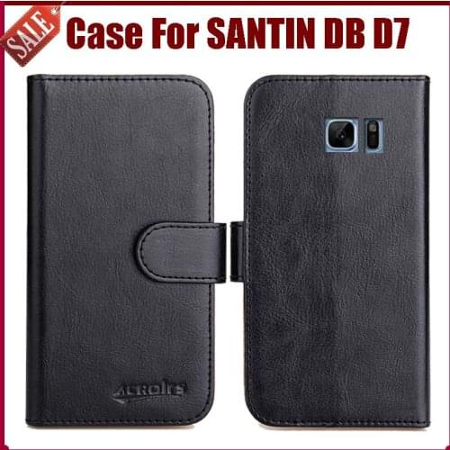Hot Sale! SANTIN DB D7 Case New Arrival 6 Colors High Quality Flip Leather Protective Cover For SANTIN DB D7 Case