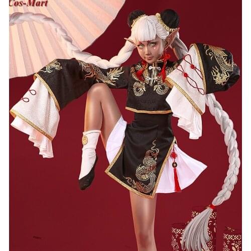 Game Onmyoji Tiao Tiao Mei Mei Cosplay Costume XuanYu WuLong Fashion Combat Uniform Female Activity Party Role Play Clothing S-L