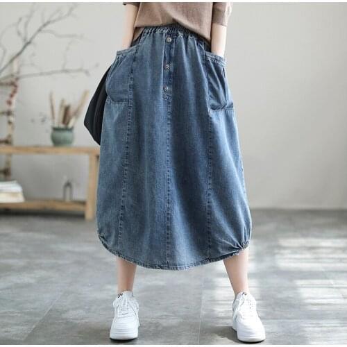 Mihonory Denim Skirts For Women