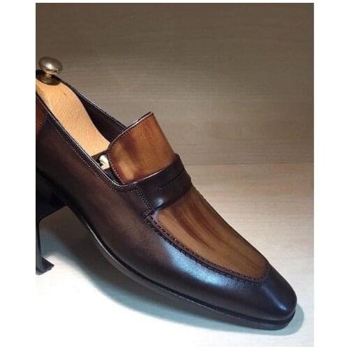 Men Pu Leather Shoes Casual Shoes Dress Shoes Brogue Shoes Spring Ankle Boots Vintage Classic Male Casual HA098