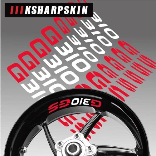 New Motorcycle tire reflective sticker creative wheel rim logo decal moto Decorative accessories for bmw g310gs