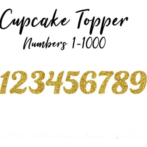 Personalize Baby Shower Cupcake Toppers Custom Name Food Picks Birthday Party wedding Party ose Gold Love heart Glitter Gold