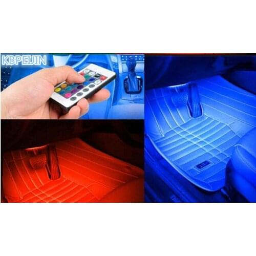 HOT Car LED Refitting accessories Car Interior Decorative Atmosphere Floor Light for lifan x60 620 520 320 x50 solano smily