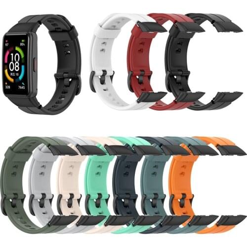 Laforuta Honor Band 6 Strap Silicone Watchband For Huawei Honor Band 6 Women Men Bracelet Fitness Loop Smart Watch Wrist Strap