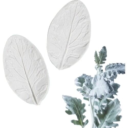 Silver Leaf Chrysanthemum Silicone Molds Fondant Cakes Decorating Molds Sugarcraft Chocolate Baking Tool For Cakes Gumpaste Form