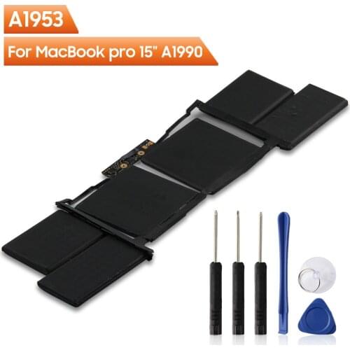 Replacement Battery A1953 For MacBook pro 15" A1990 2018 2019 Rechargeable Battery with free tool