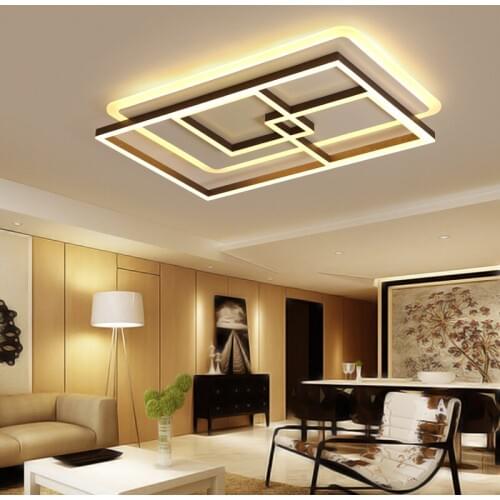 Modern Acrylic Rectangular/Square LED Ceiling Lights Living room bedroom dining room study balcony lighting ceiling lamps