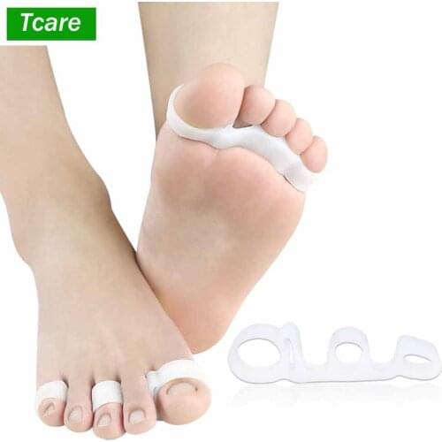 Tcare 1Pair Bunion Corrector Protector Toe Straightener Natural Treat Pain Hallux Valgus Toes Joint Straighteners Pain Relief