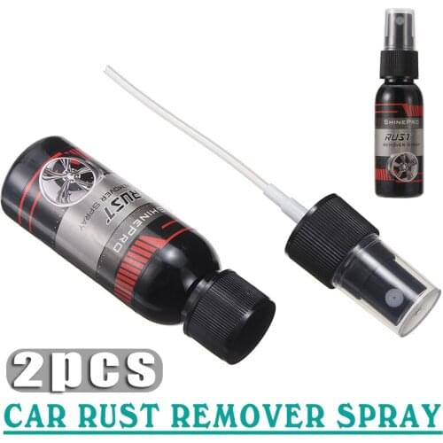 1pc 30ml Multi-Purpose Car Anti-Rust Remover Spray Metal Surface Chrome Paint Maintenance Iron Powder Cleaning Rust Remover Tool