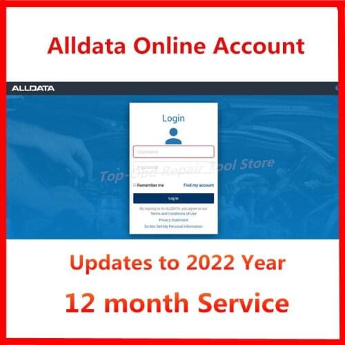 Newest Auto Repair Software Alldata Online Account 2022 One Year Service Registe Updates to 2022 Year Support Smart Phone Pad