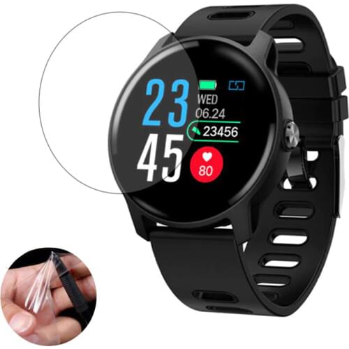 3pcs Soft Clear Protective Film Guard Protection For SENBONO LEMFO S08 Smart Watch Smartwatch Screen Protector Cover (Not Glass)