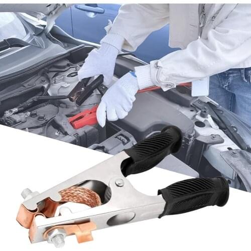 500A Electroplated Ground Clamp Copper Welding Earth Clip for Manual Welder US Type for Manual Welder Electrical Access