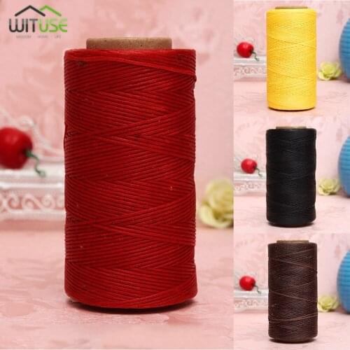 8Pcs 284YDS 0.8mm Waxed Thread Spool String Cord For Handicraft for Hand Sewing, Eco-Friendly Thread Gift